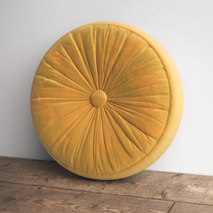 Gold 2025 circle pillow